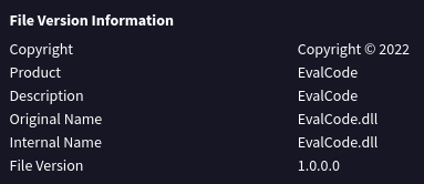 VirusTotal file version info for a77f41...af9781